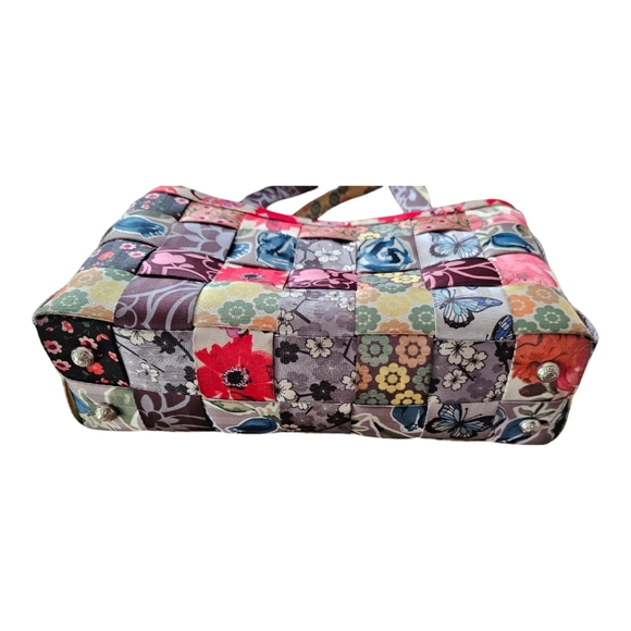 Rare HARVEYS Seatbelt Patchwork Boxy Satchel - Picture 11 of 16